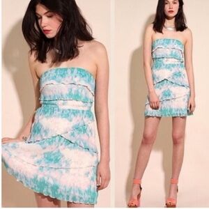 UO Pins and Needles Kaleidoscope Layered Sleeveless Dress Size Small